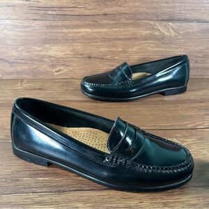 G.H. Bass & Co. Black Leather Loafers